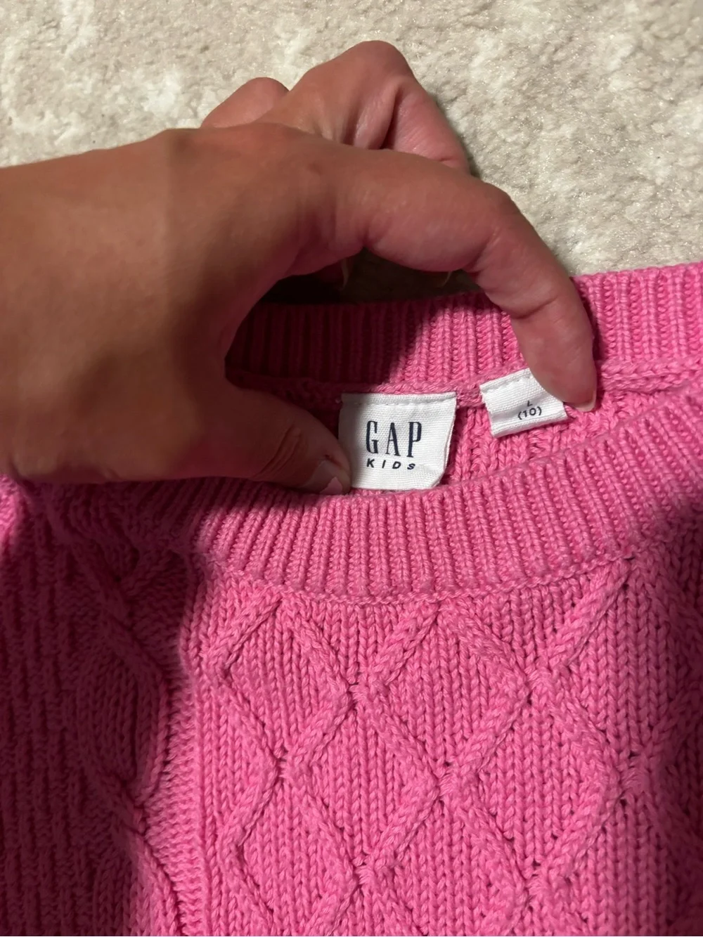 Vibrant Cable Knit Sweater - GAP KIDS